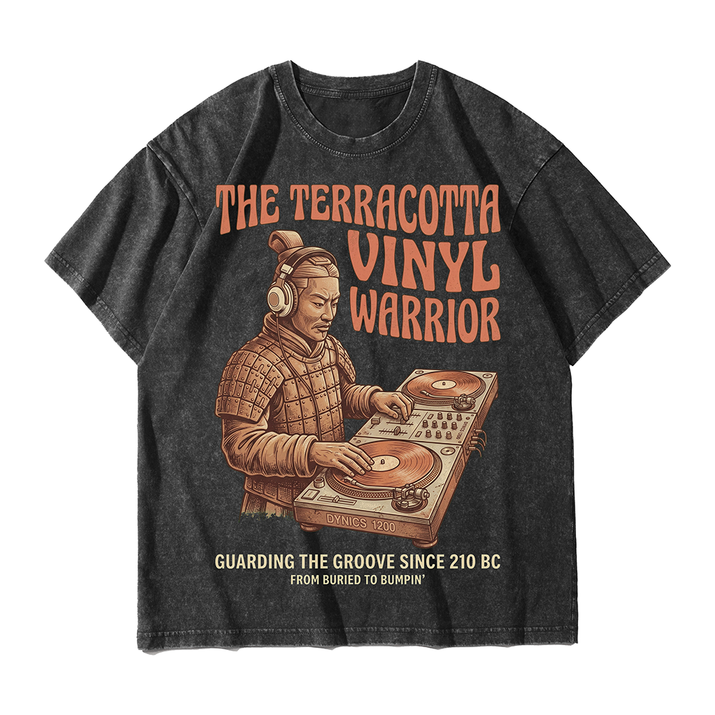 Terracotta Vinyl Warrior Dj Design