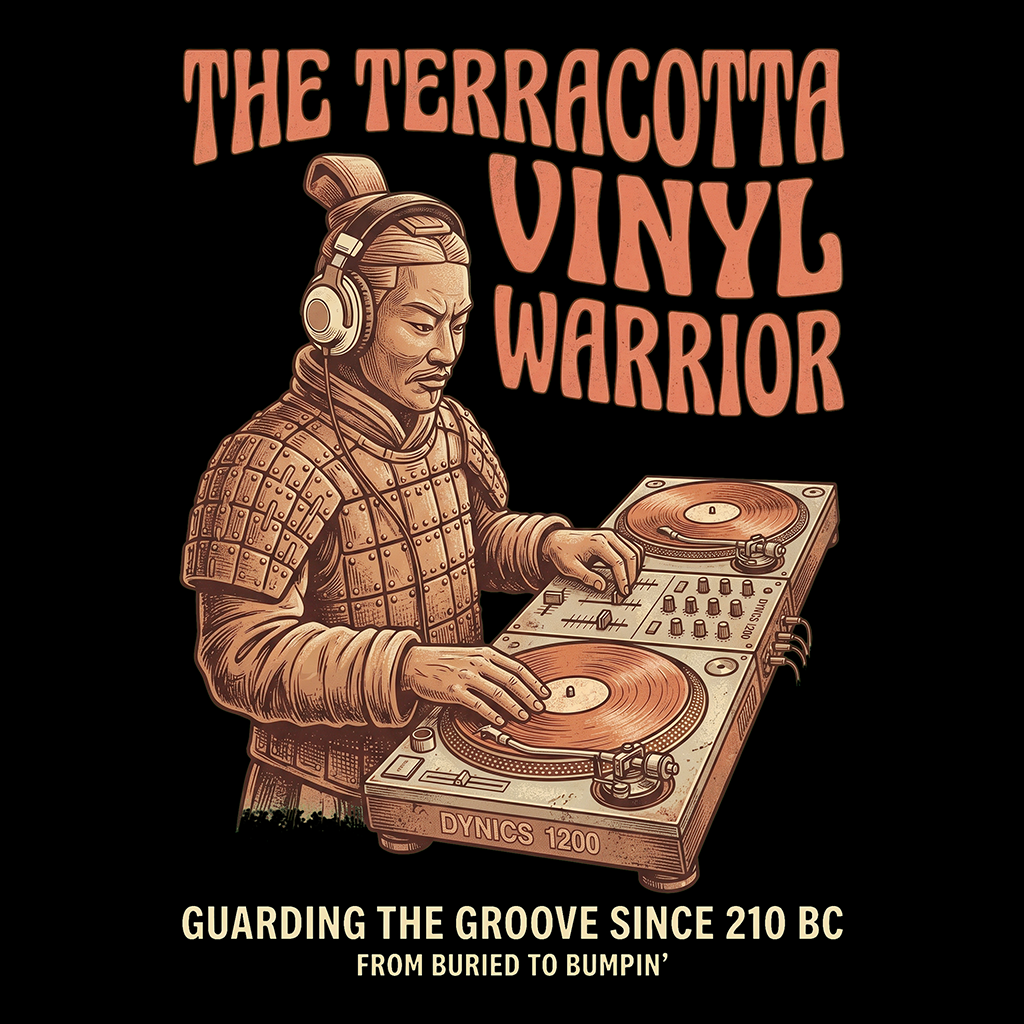 Terracotta Vinyl Warrior Dj Design