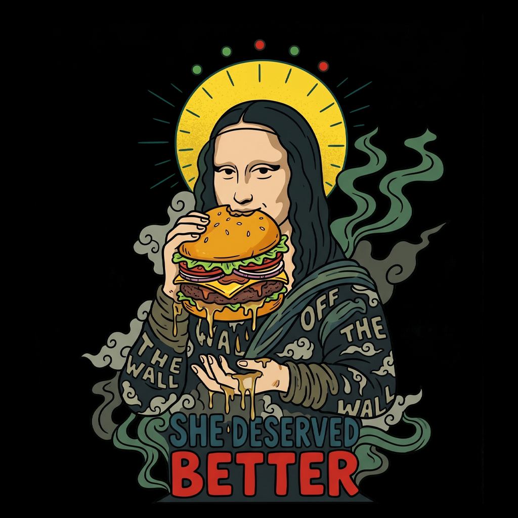 Religious Burger Art