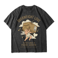 Overweight Love Cupid With Box Just Like A Prime Arrow Humorous Delivery Quality