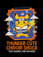 Pikachu Naruto Fusion Thunder Cute Chidori Shock