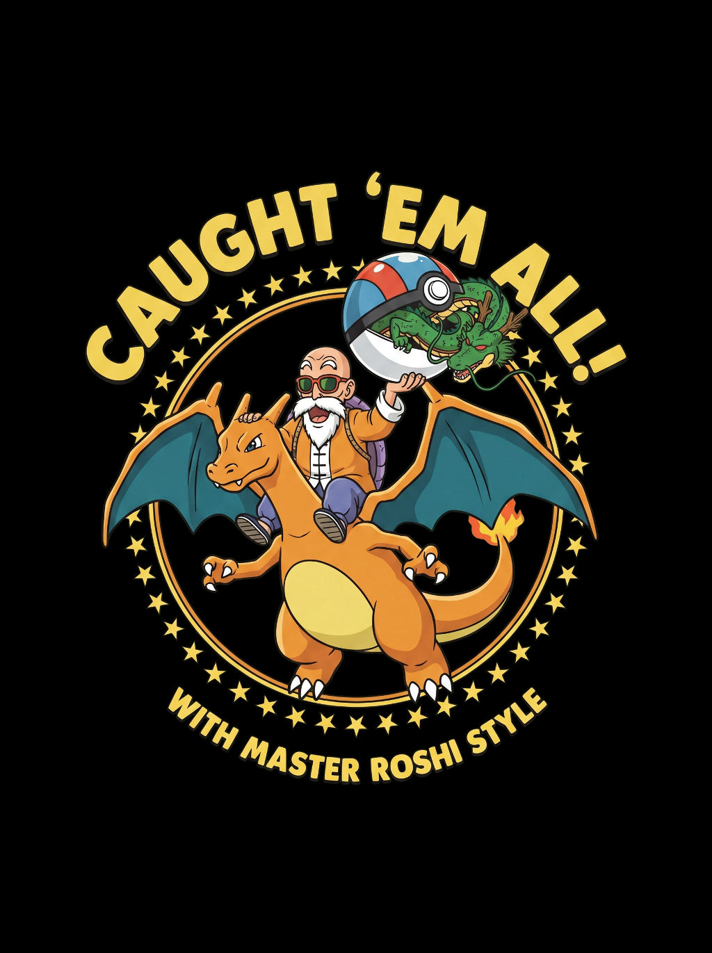 Pokemon And Dragon Ball Fusion Design For Everyday