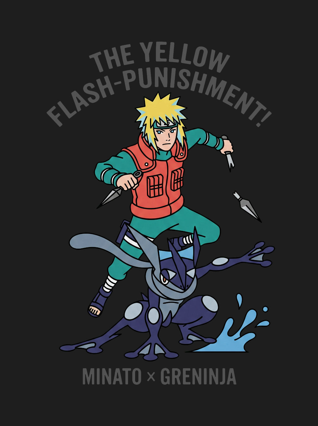 Naruto Minato And Gengar Fusion Design