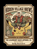 Hidden Village Brews Pikachu And Sage Design