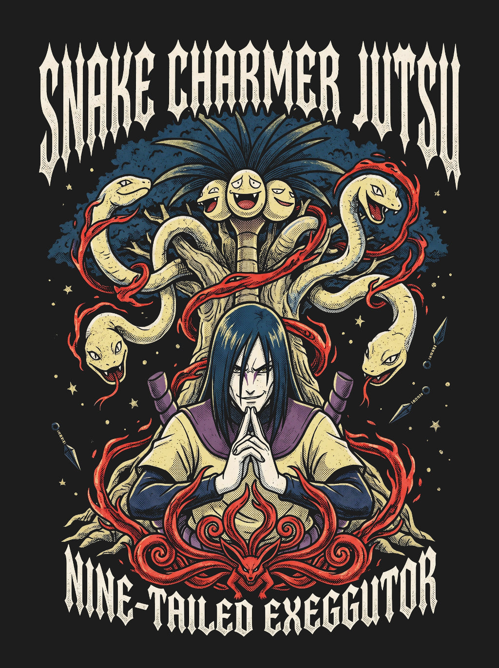 Snake Charmer Jutsu Nine Tailed Exeggutor