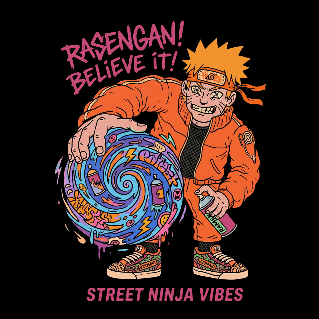 Naruto Rasengan Believe It Street Ninja Vibes