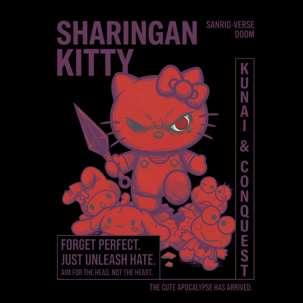 Sharingan Kitty Anime Design