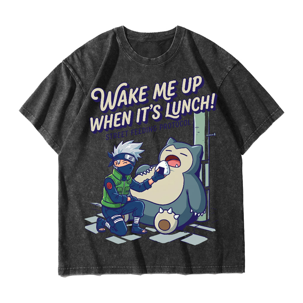 Naruto And Snorlax Wake Me Up When Its Lunch
