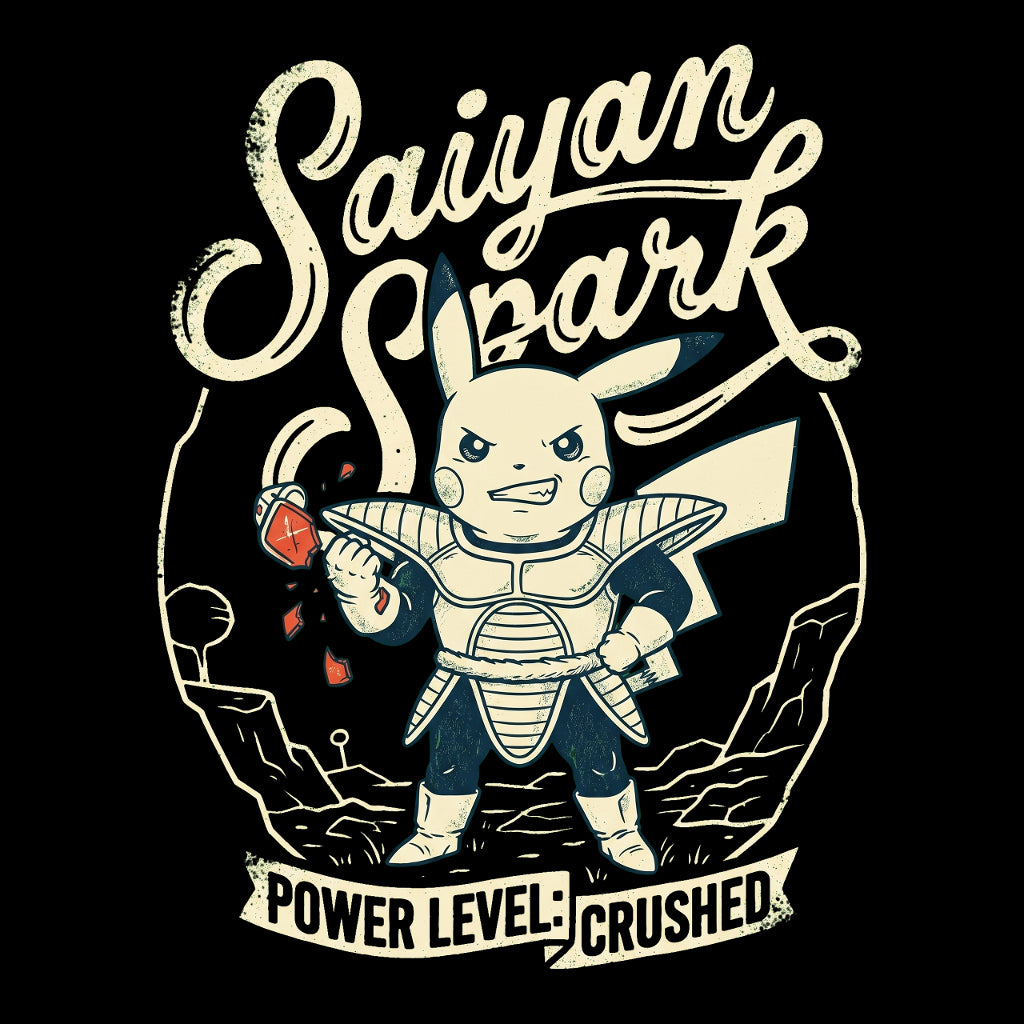 Saiyan Spark Power Level Crushed Anime