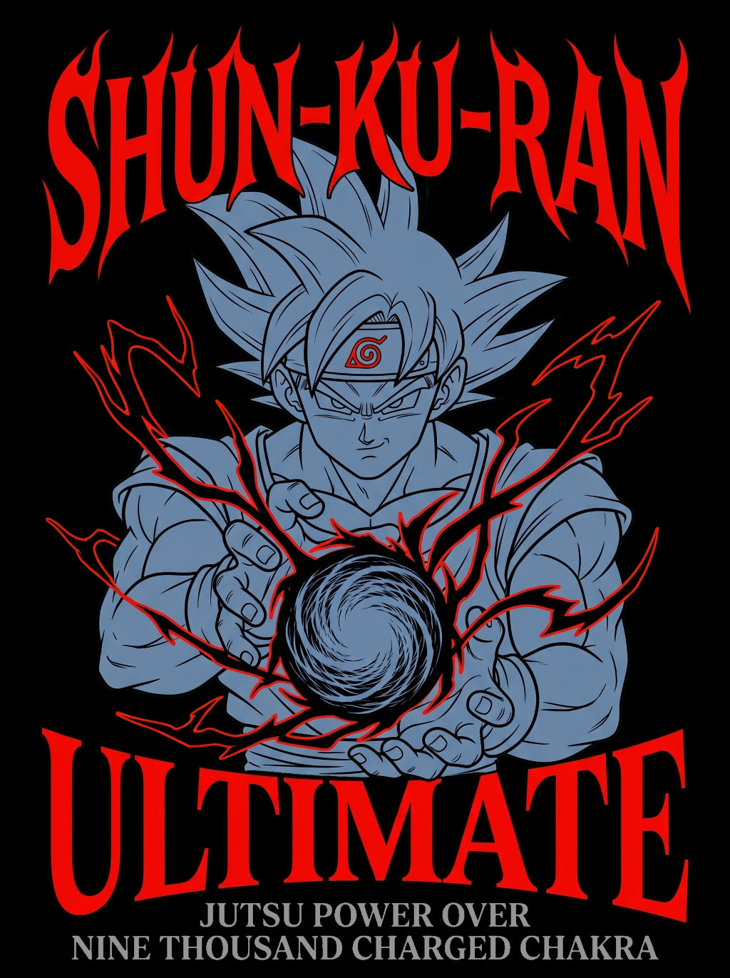 Shun Ku Ran Ultimate Jutsu Power Over Nine Thousand Charged Chakra