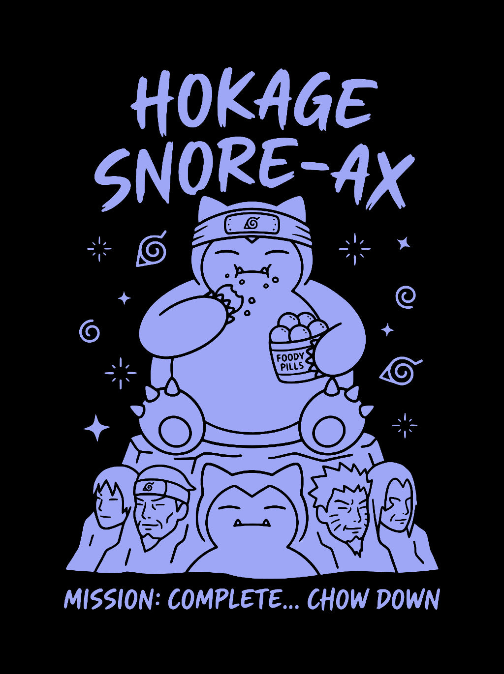Naruto Hokage Snore Ax Mission Complete Chow Down